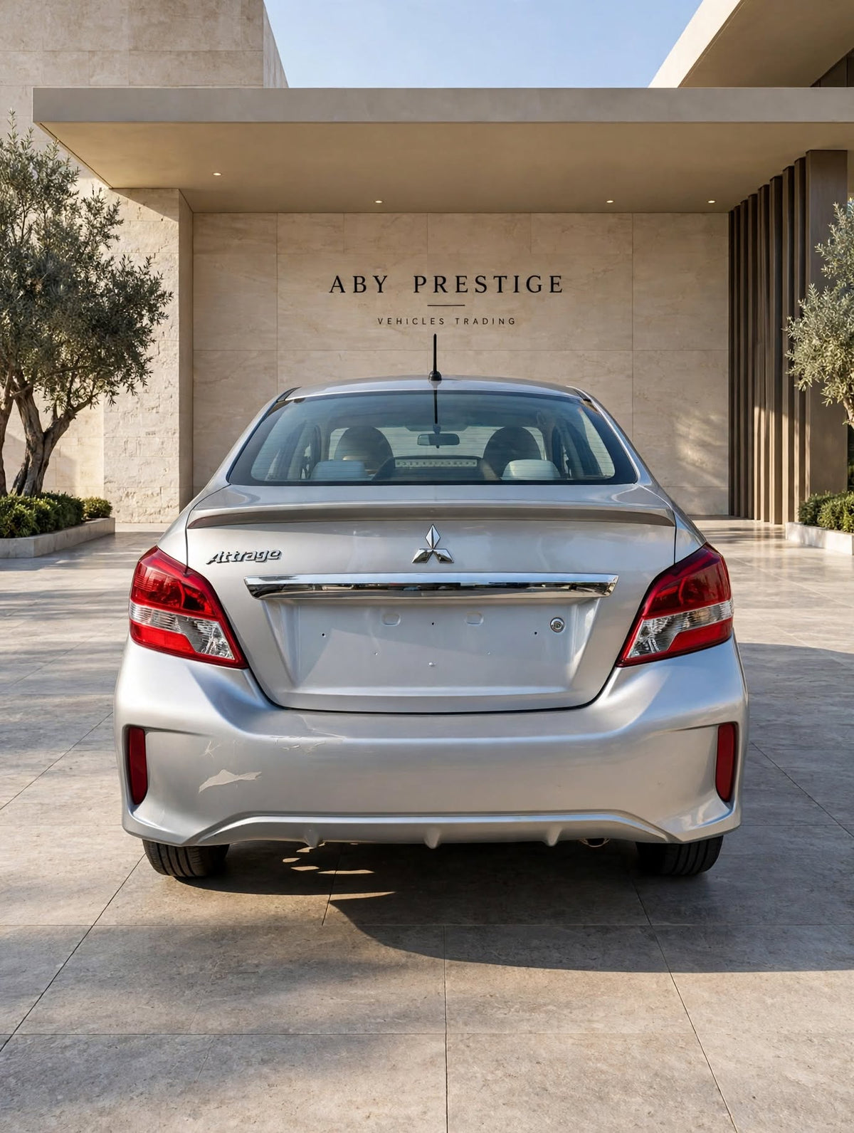 2022 Mitsubishi Attrage Silver photo 4