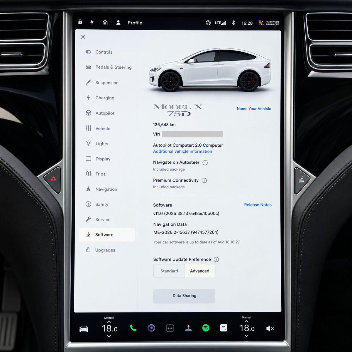 Tesla Model X 75D 2017